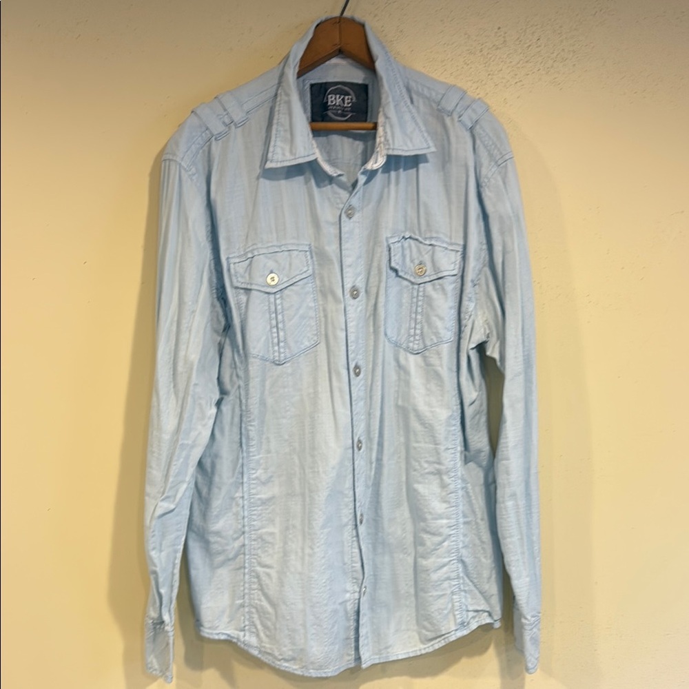 BKE Sky Blue Casual Shirt